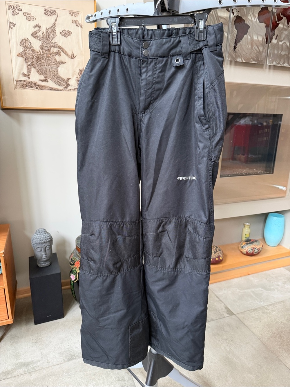 New Arctix Youth Black Ski/Snow Pants with Reinforced Knees and Seat - Kids XL
